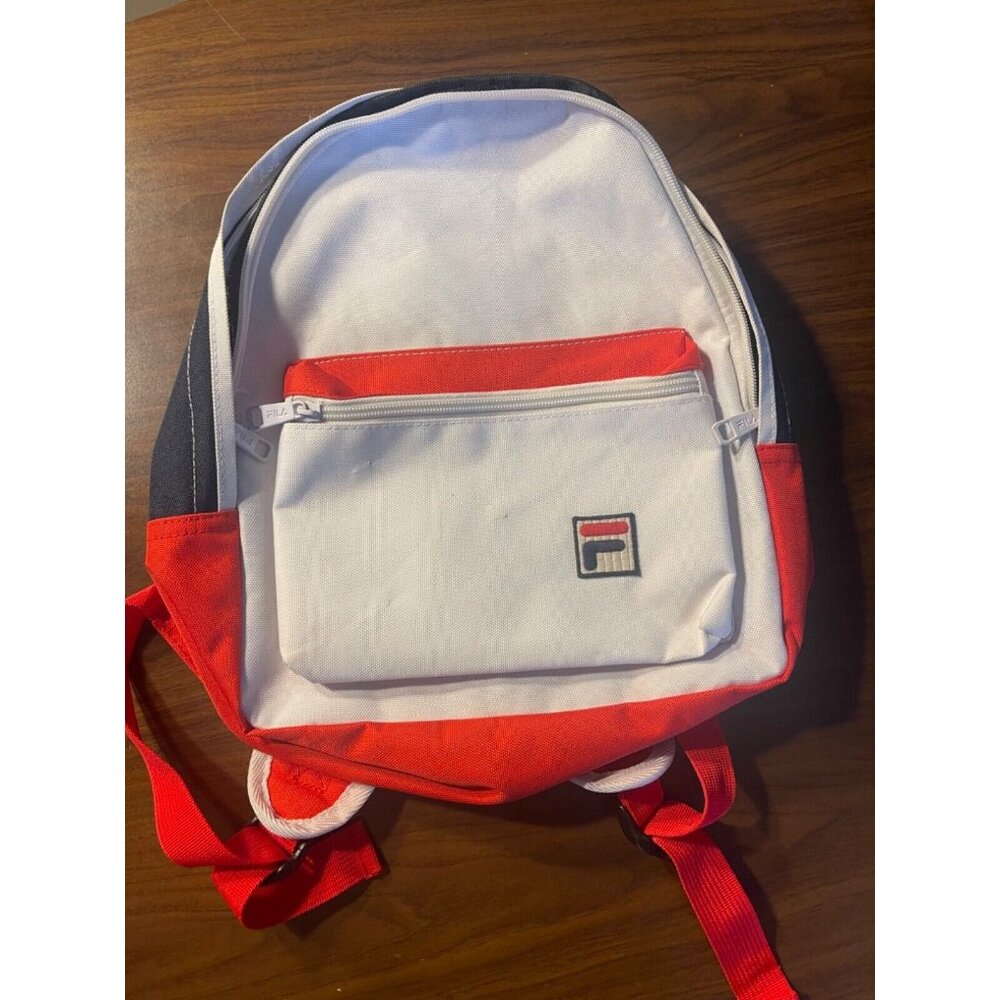 FILA Canvas 2-pocket Mini-Backpack PRE-OWNED